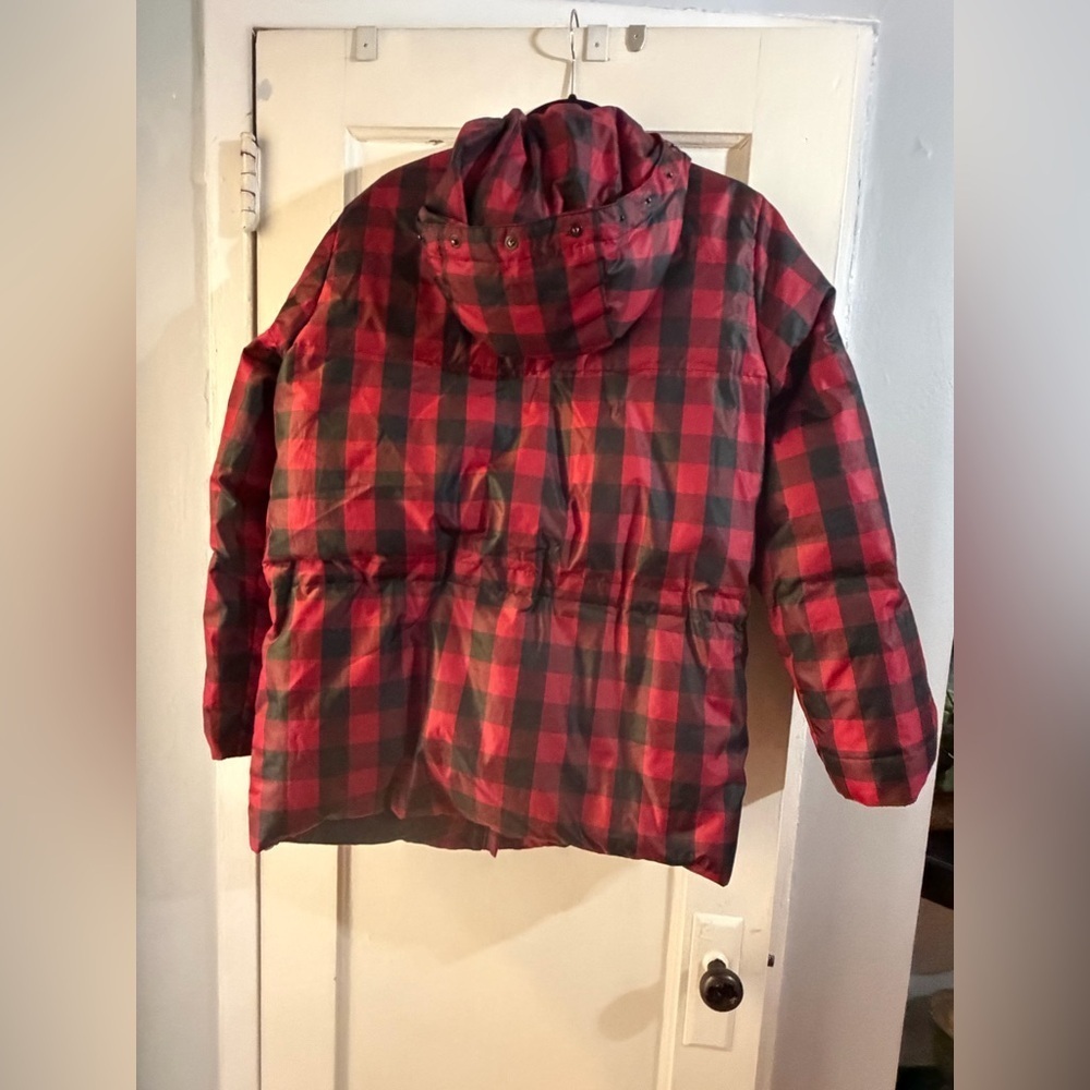 Ralph Lauren Buffalo Plaid Down Coat Parka - Picture 4 of 14